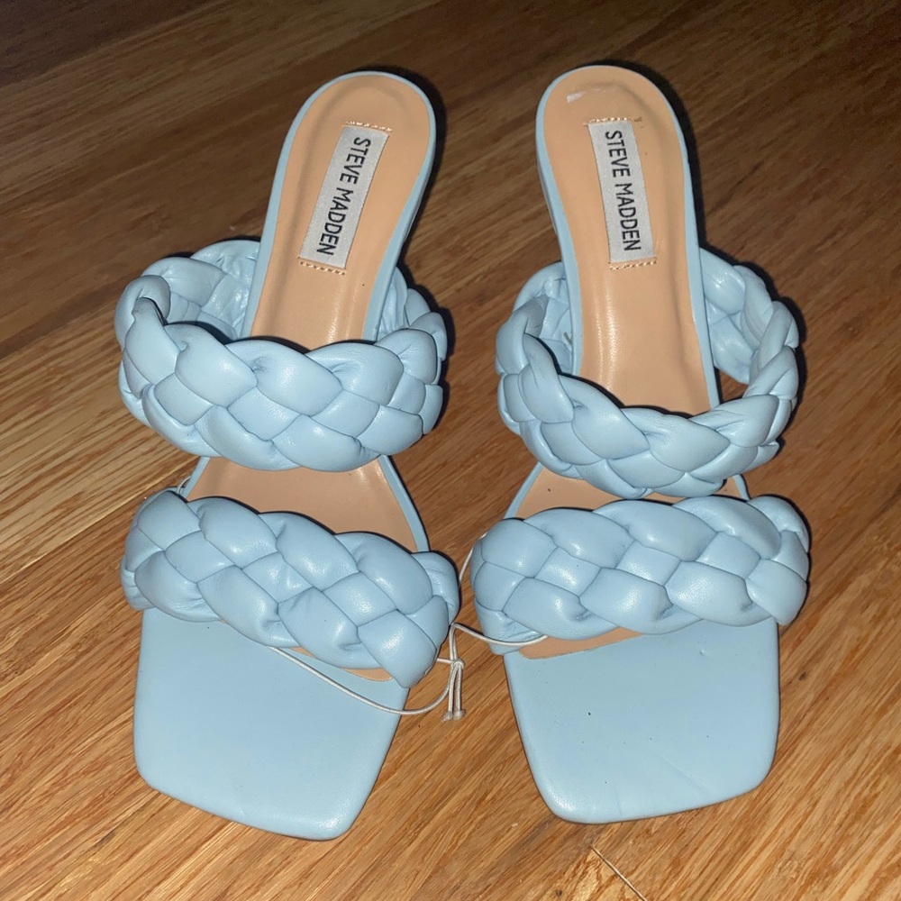 Steve Madden braided heels